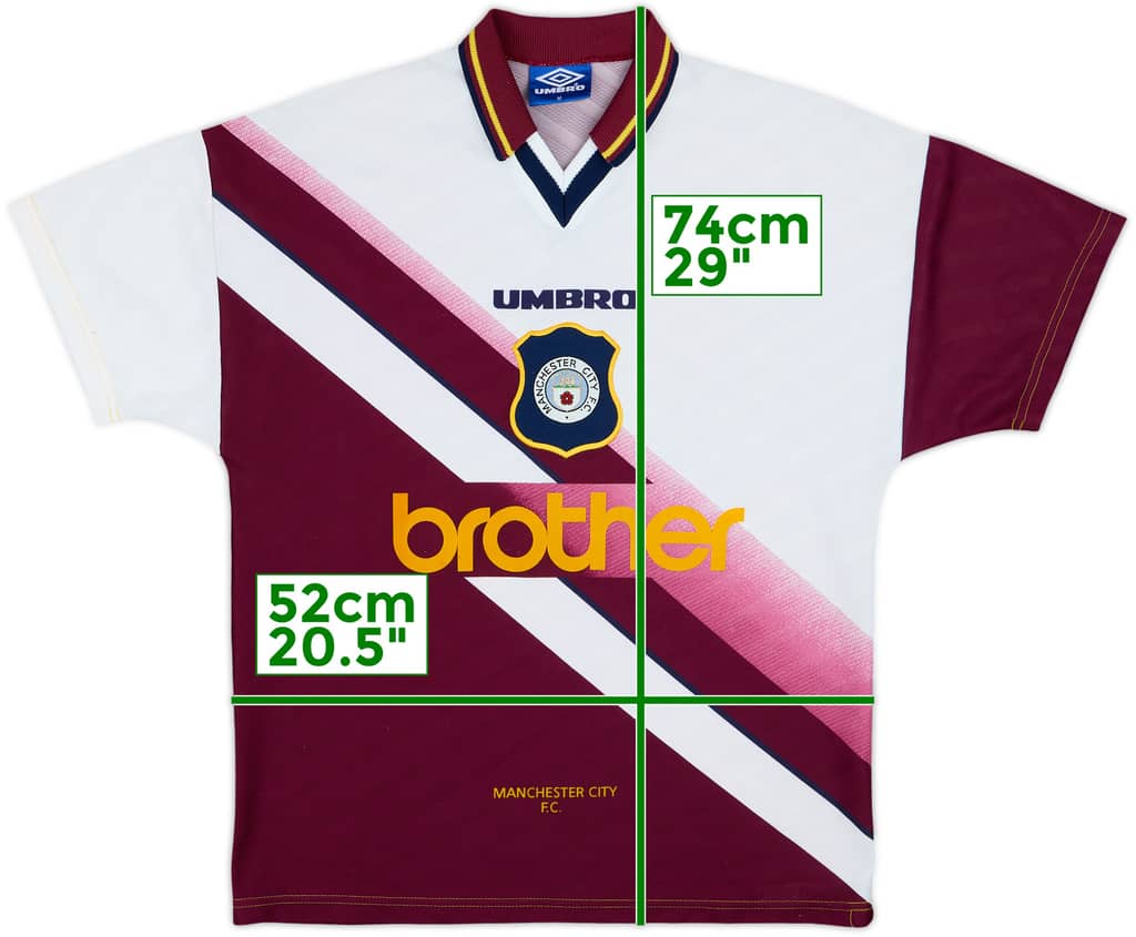 1996-97 Manchester City Away Shirt - 8/10 - (M)