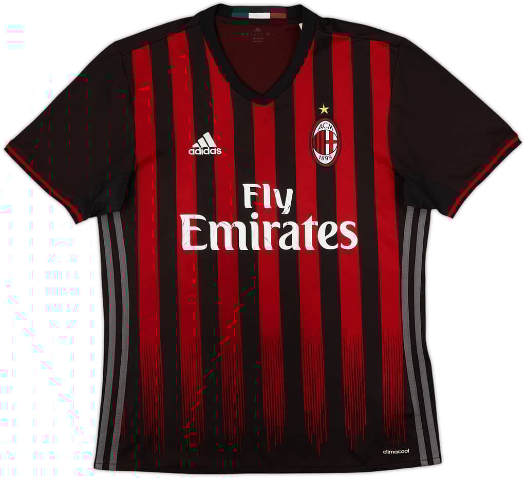 2016-17 AC Milan Home Shirt - 5/10 - (M)