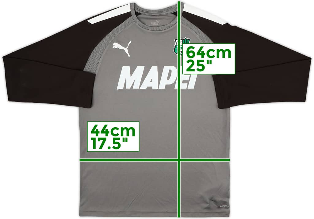 2020-21 Sassuolo Puma Training L/S Shirt - 8/10 - (L.Boys)
