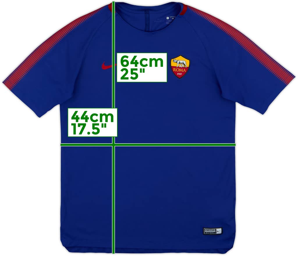 2017-18 Roma Nike Training Shirt - 8/10 - (XL.Boys)