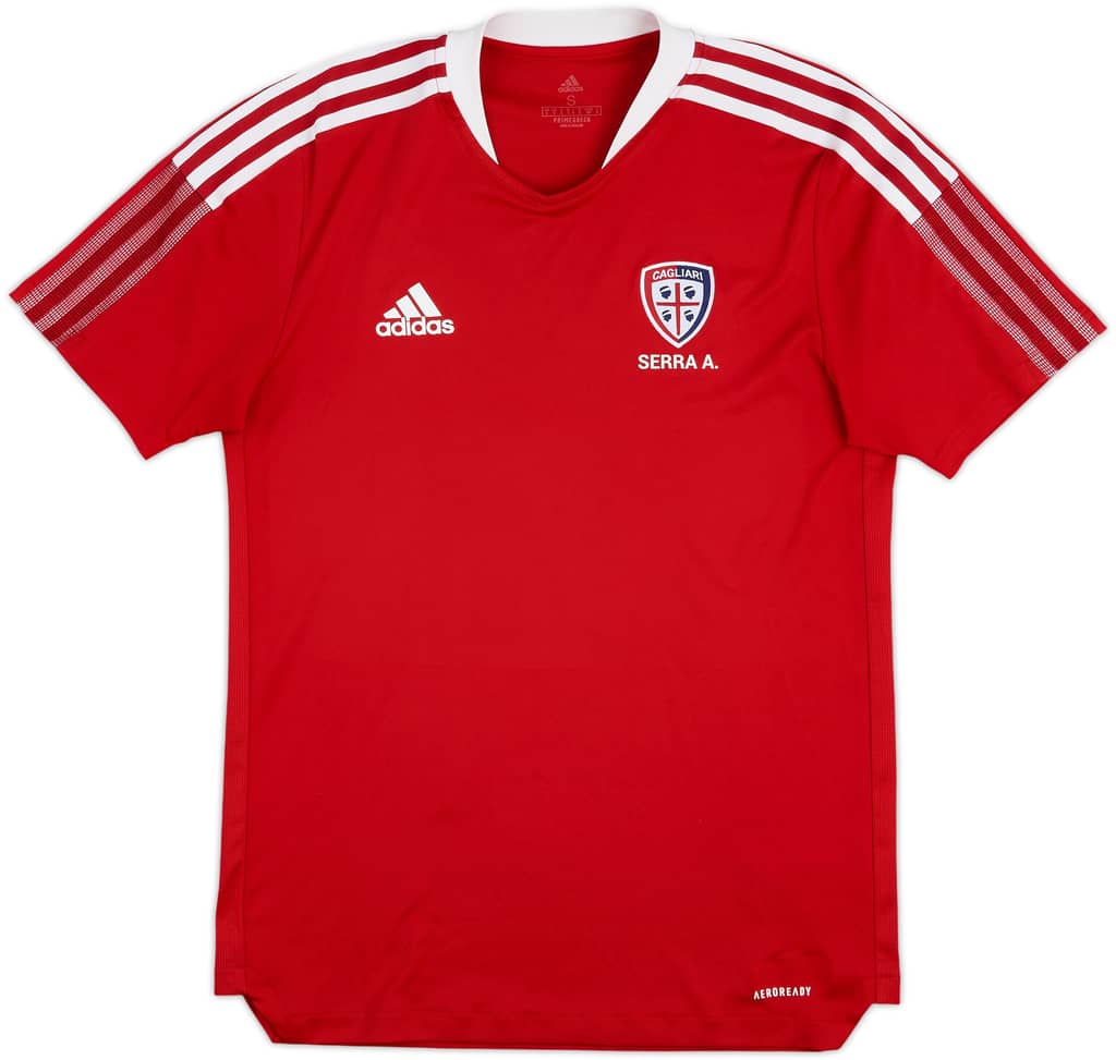 2021-22 Cagliari adidas Training Shirt - 8/10 - (S)