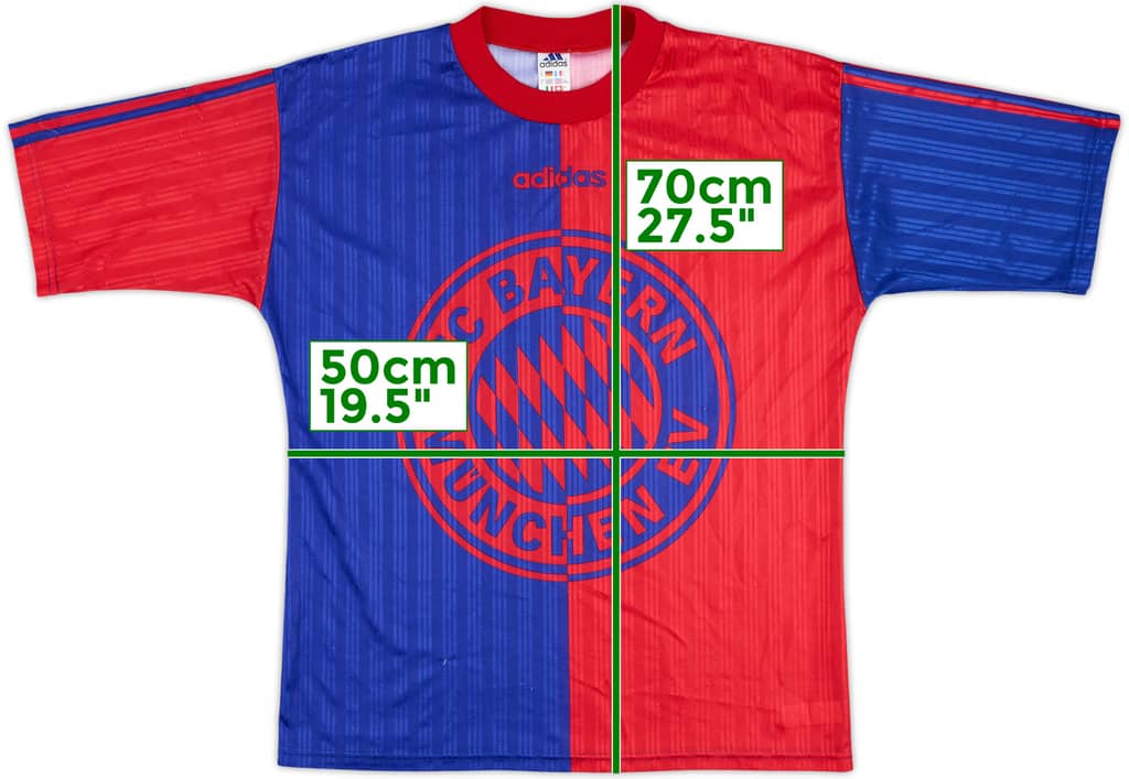 1995-96 Bayern Munich adidas Training Shirt - 8/10 - (S)