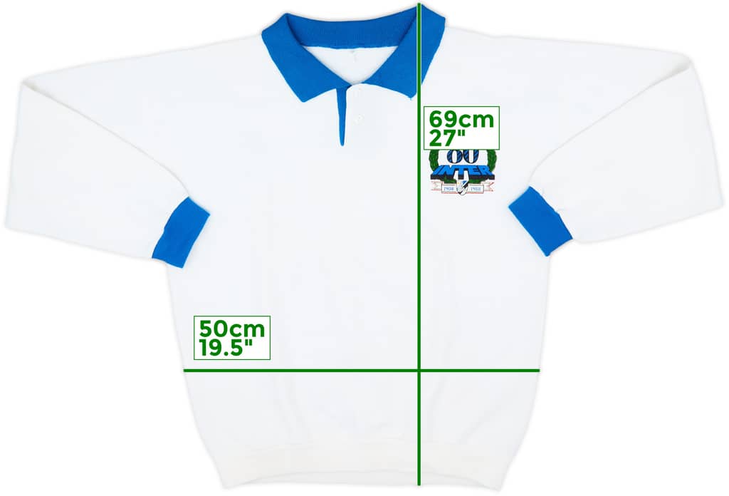 1988-89 Inter Milan Sweat Top - 9/10 - (M)