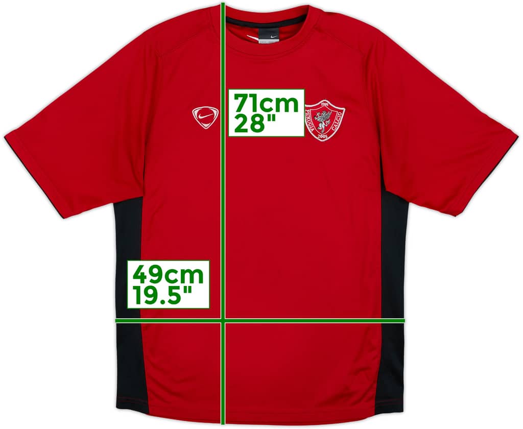 2006-07 Perugia Nike Training Shirt - 6/10 - (M)