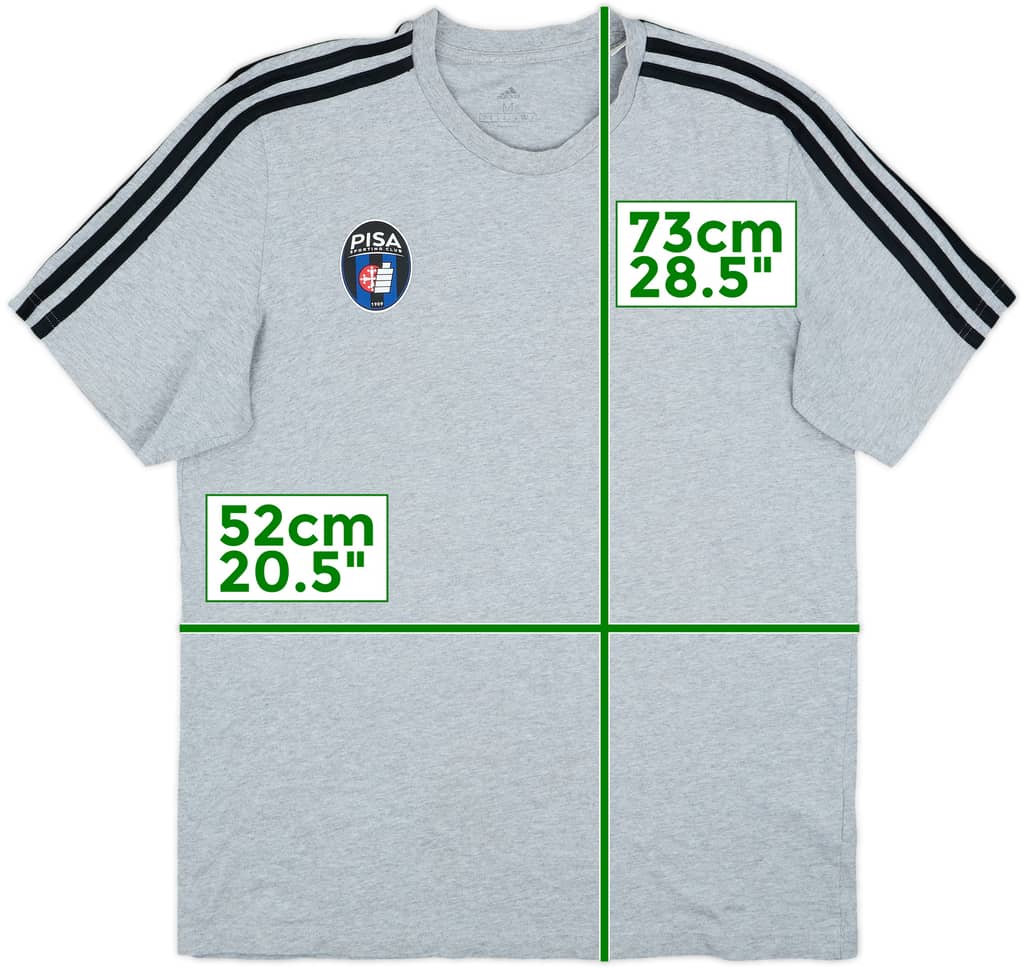 2021-22 Pisa adidas Cotton Tee - 9/10 - (M)