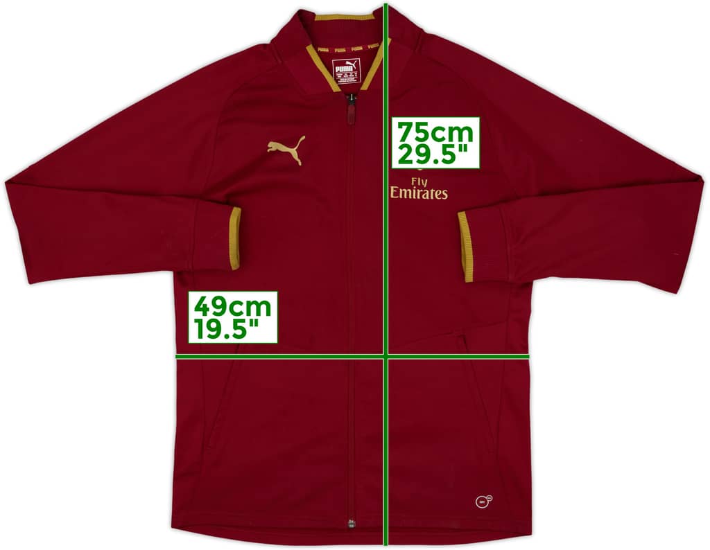 2018-19 Arsenal Puma Track Jacket - 7/10 - (M)