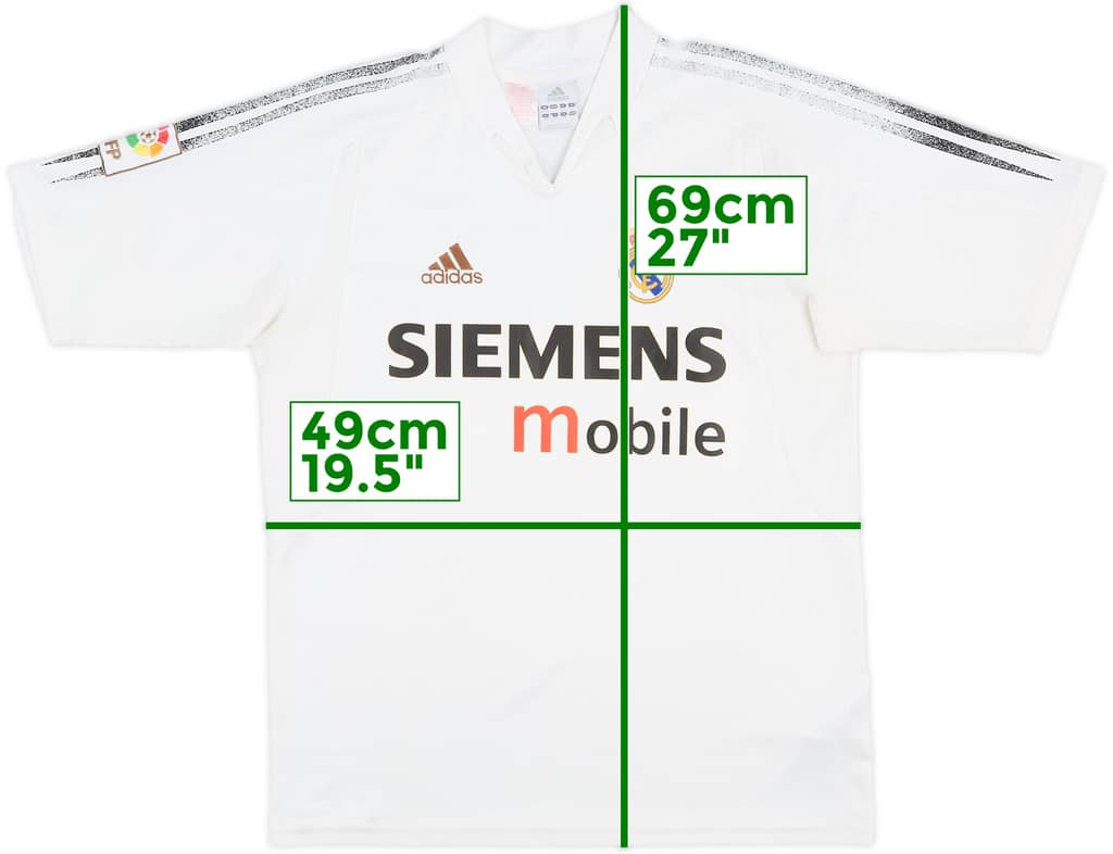 2004-05 Real Madrid Home Shirt - 4/10 - (XL.Boys)