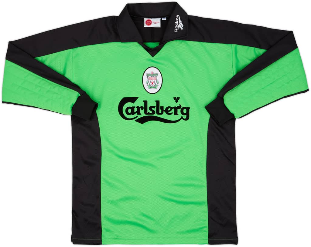 1997-98 Liverpool GK Shirt - 9/10 - (S)