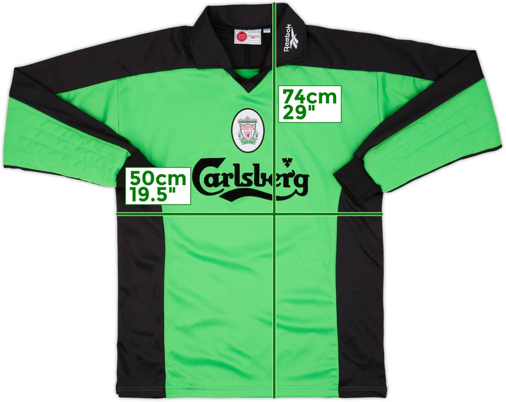 1997-98 Liverpool GK Shirt - 9/10 - (S)