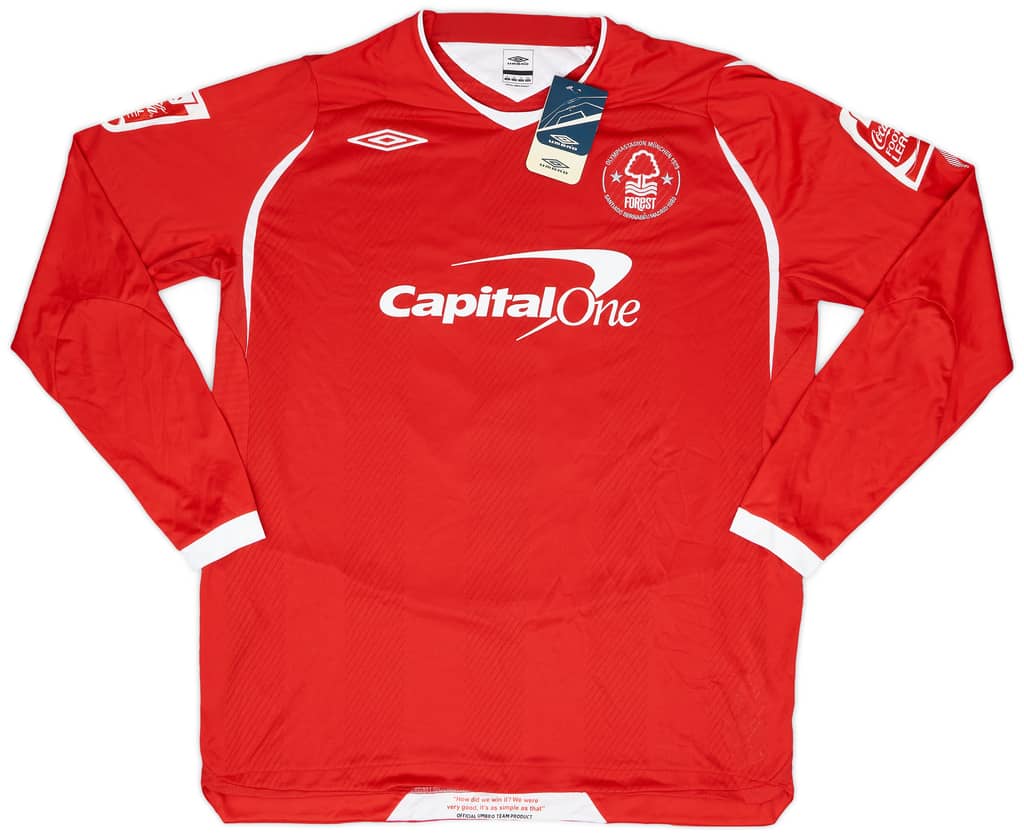 2008-09 Nottingham Forest Match Issue Home Shirt Cole #18