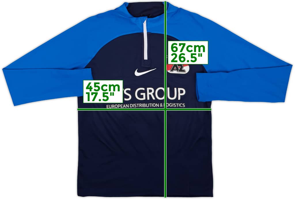 2022-23 AZ Alkmaar Nike 1/4 Zip Drill Top - 4/10 - (S)