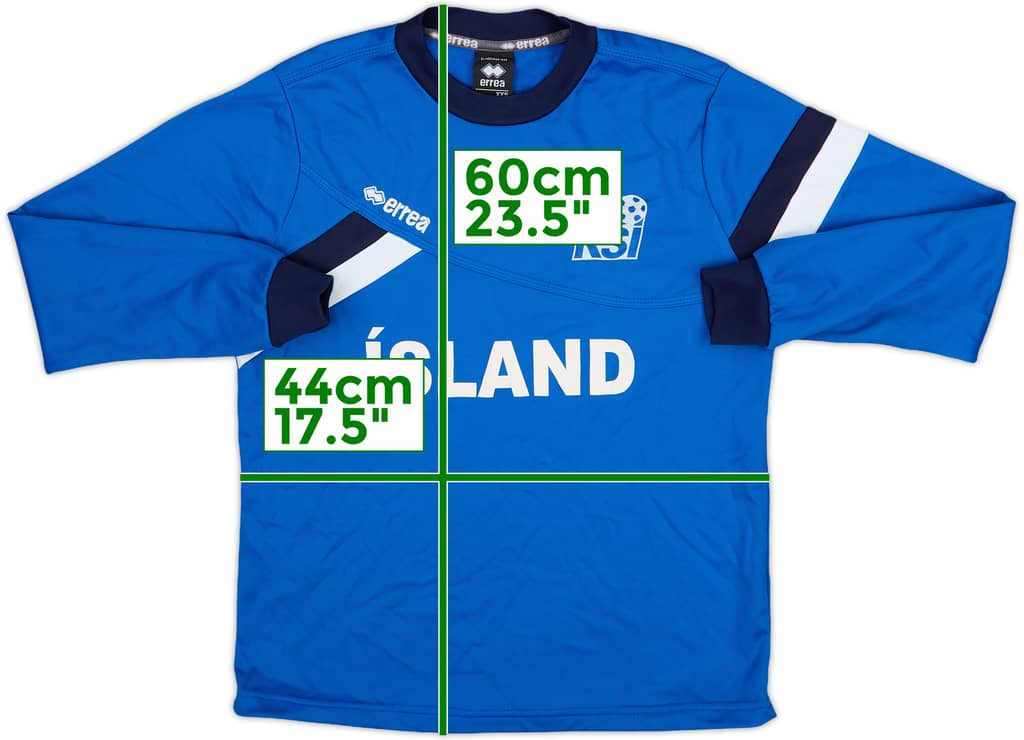 2013-14 Iceland Errea Sweat Top - 8/10 - (XXS)