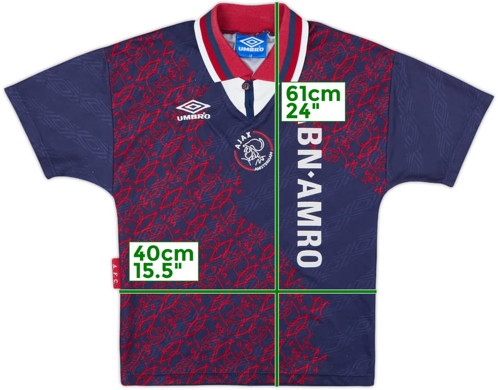 1994-95 Ajax Away Shirt - 8/10 - (L.Boys)