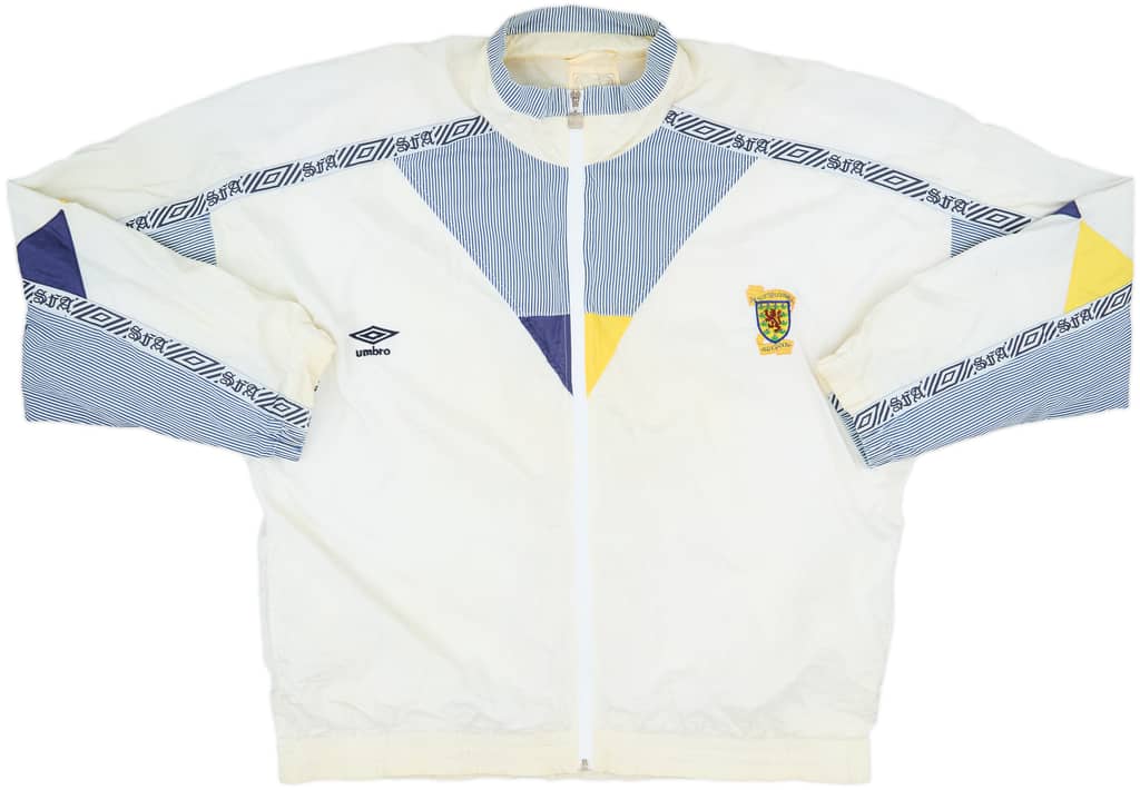 1990-92 Scotland Umbro Track Jacket - 8/10 - (M)