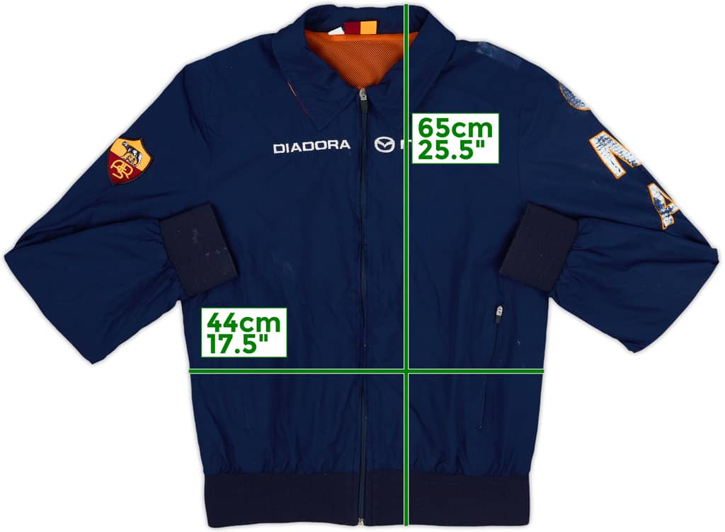 2005-06 Roma Diadora Track Jacket - 4/10 - (S)
