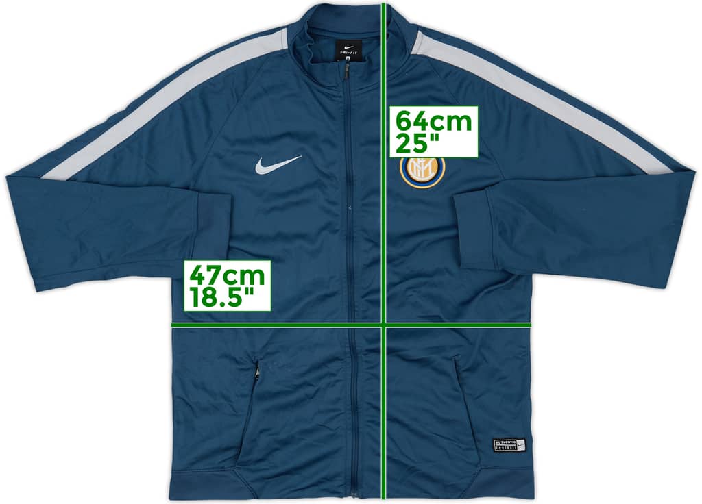2016-17 Inter Milan Nike Track Jacket - 8/10 - (XL.Boys)