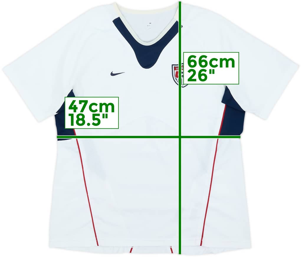 2005-07 USA Women's Home Shirt - 8/10 - (Women's M)