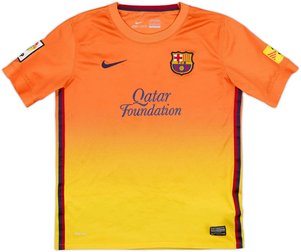 2012-13 Barcelona Away Shirt - 4/10 - (L.Boys)