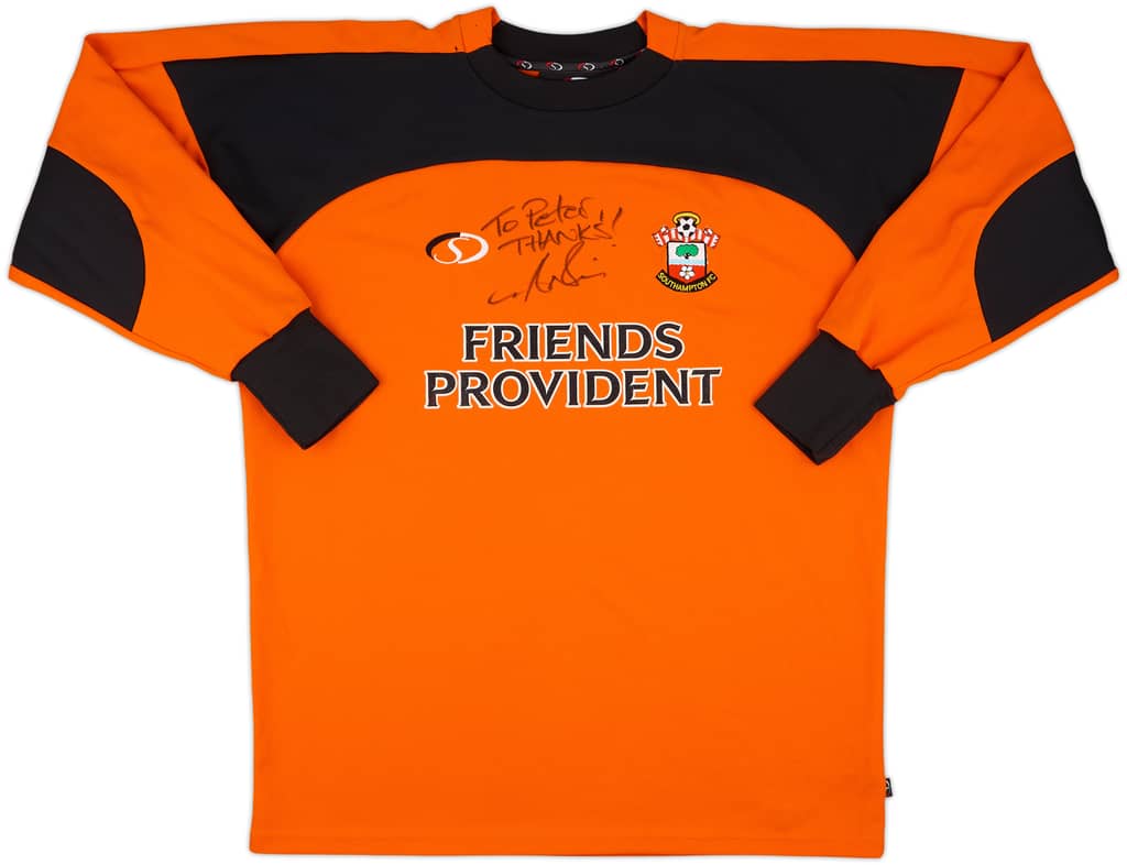 2002-03 Southampton Signed GK Shirt (Niemi)