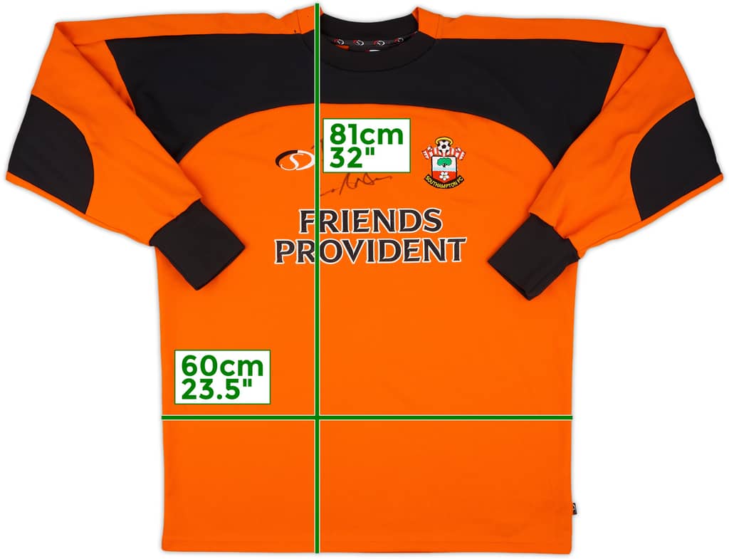 2002-03 Southampton Signed GK Shirt (Niemi)