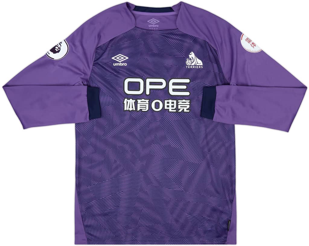2018-19 Huddersfield Match Issue GK Shirt Lossl #1