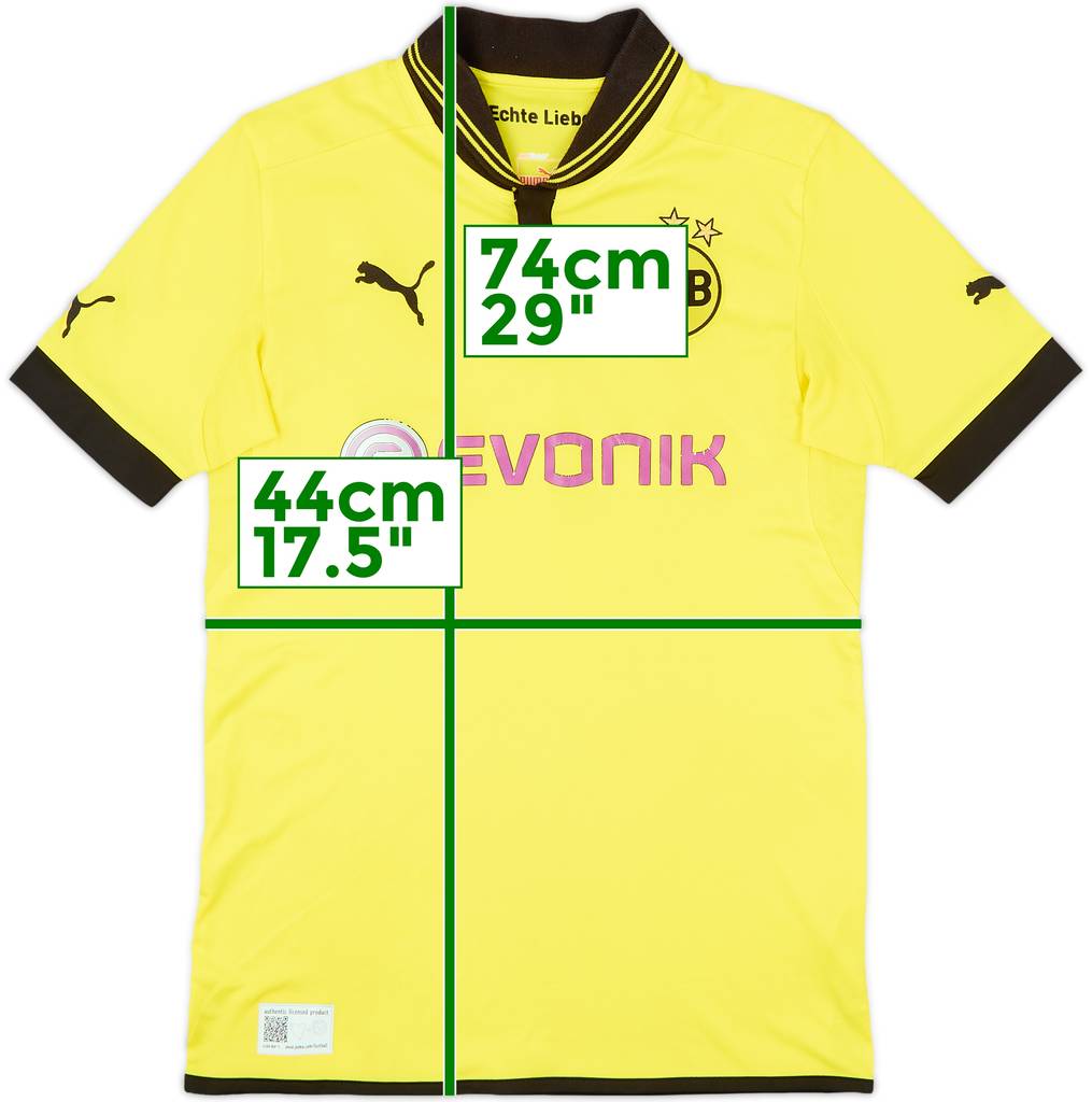 2012-13 Borussia Dortmund Home Shirt - 7/10 - (S)