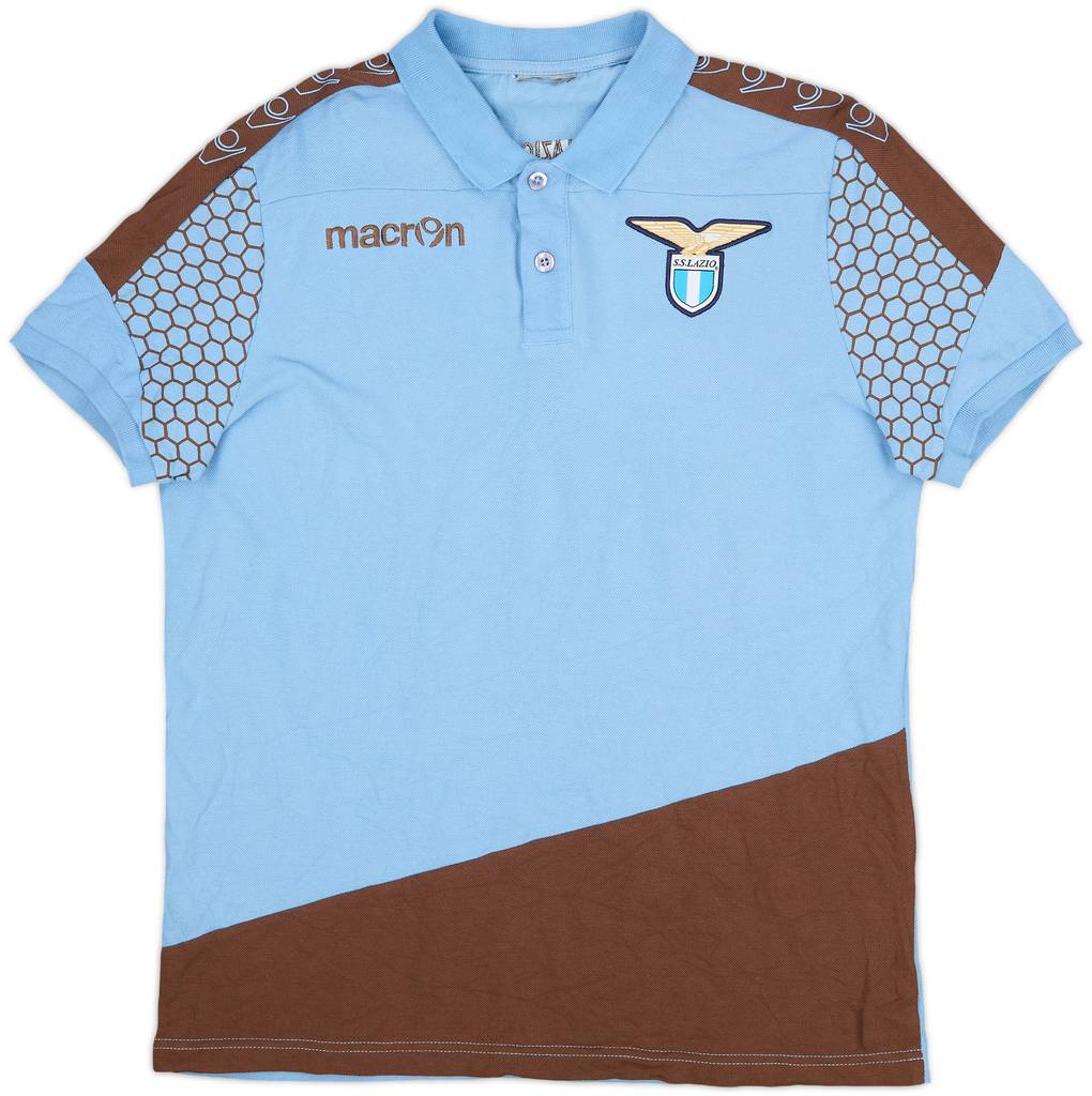 2015-16 Lazio Macron Polo Shirt - 8/10 - (L)