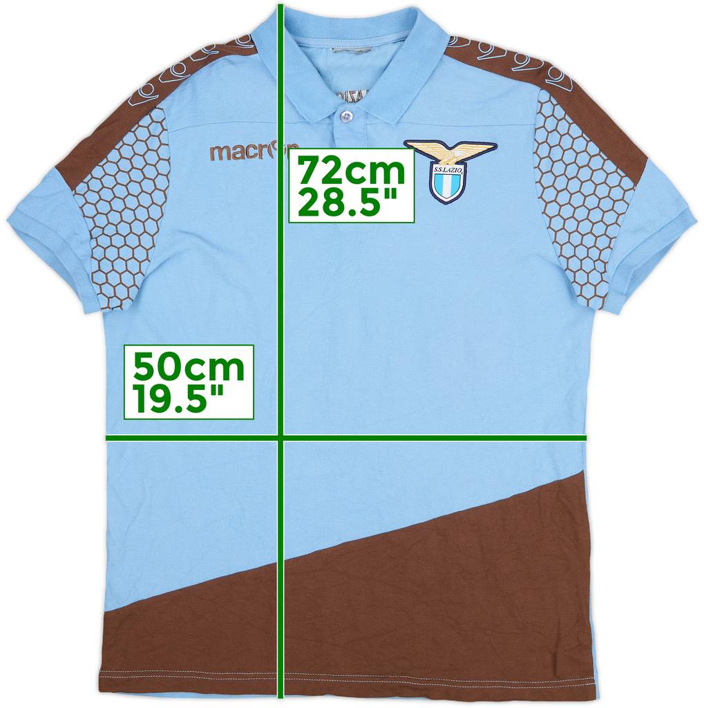 2015-16 Lazio Macron Polo Shirt - 8/10 - (L)