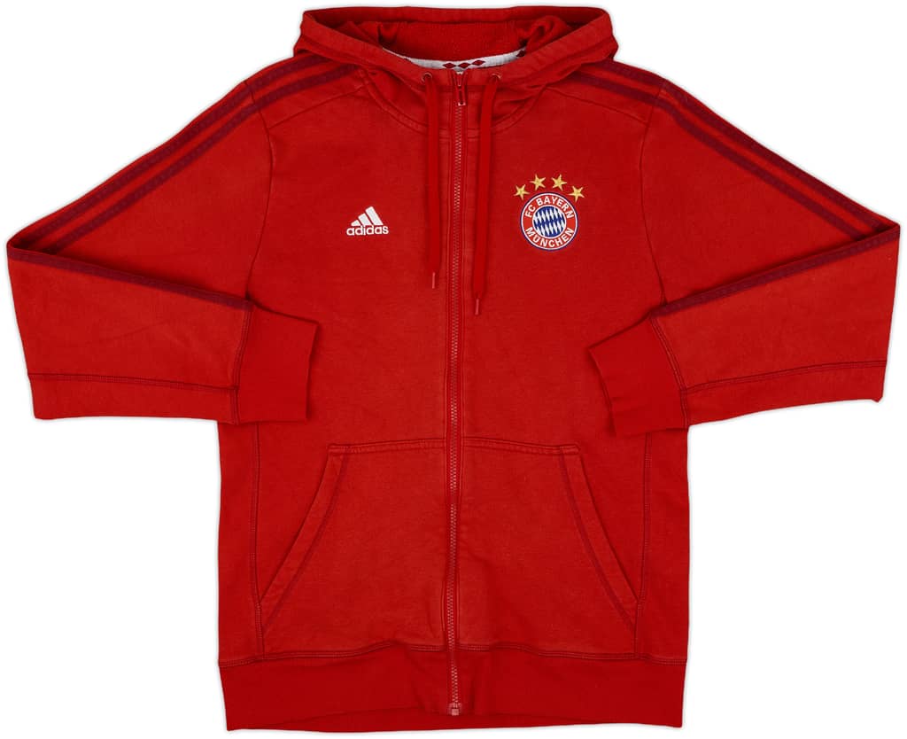 2015-16 Bayern Munich adidas Hooded Track Jacket - 8/10 - (S)