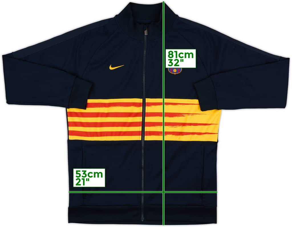 2019-20 Barcelona Nike Track Jacket - 9/10 - (L)