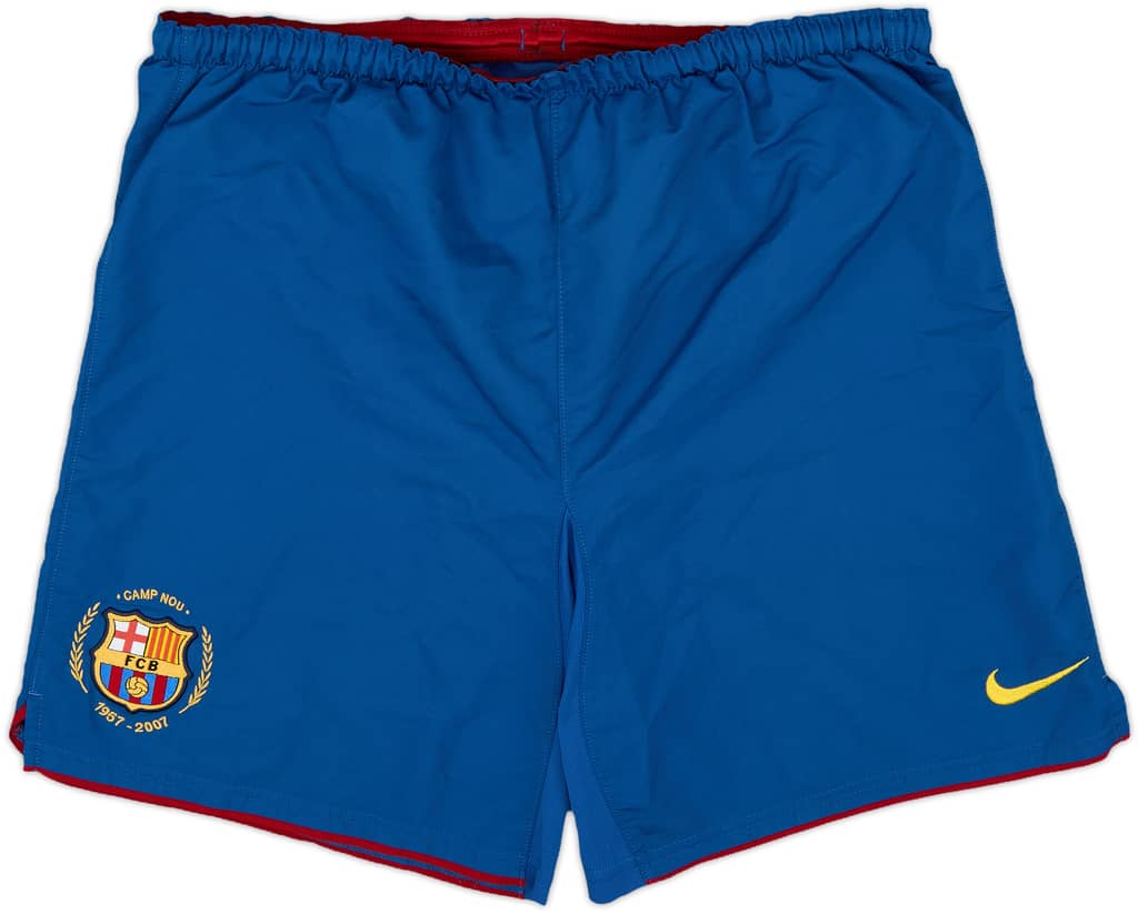 2007-08 Barcelona Home Shorts - 8/10 - (L)