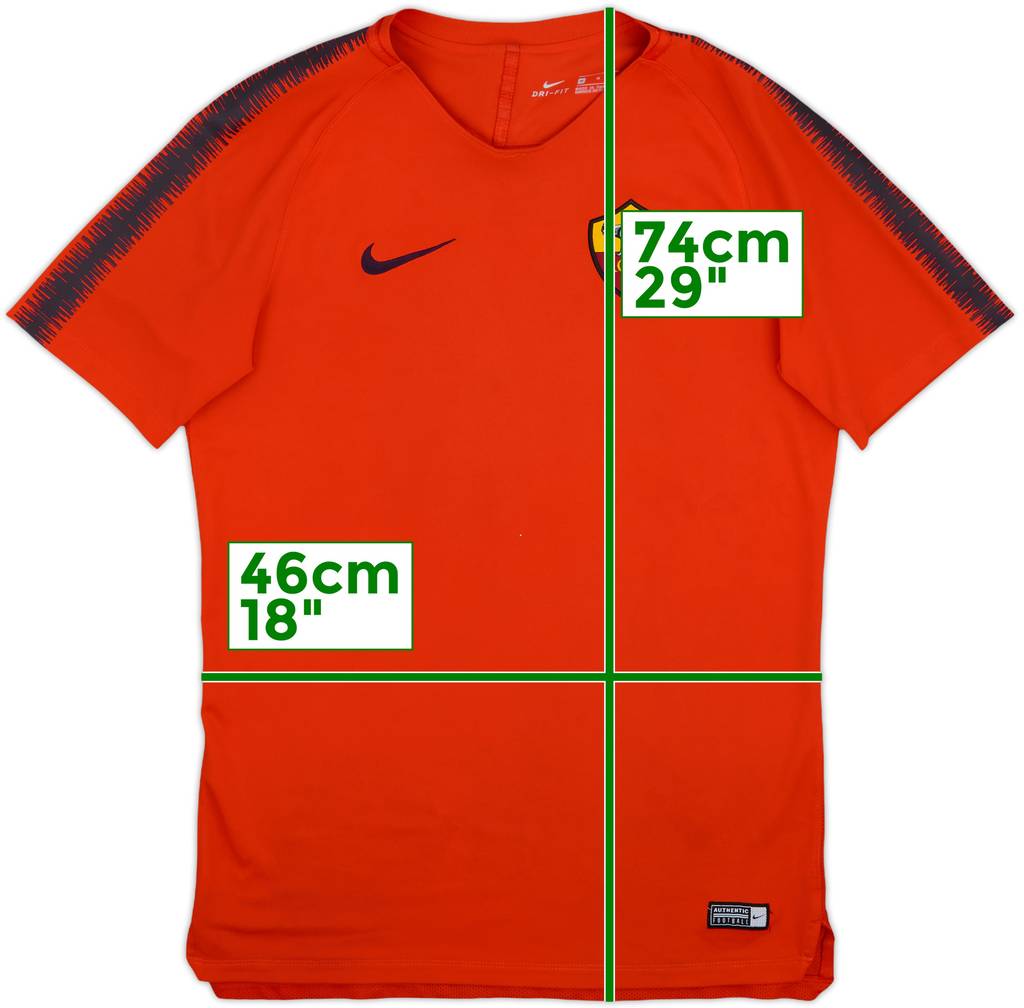 2019-20 Roma Nike Training Shirt - 9/10 - (M)
