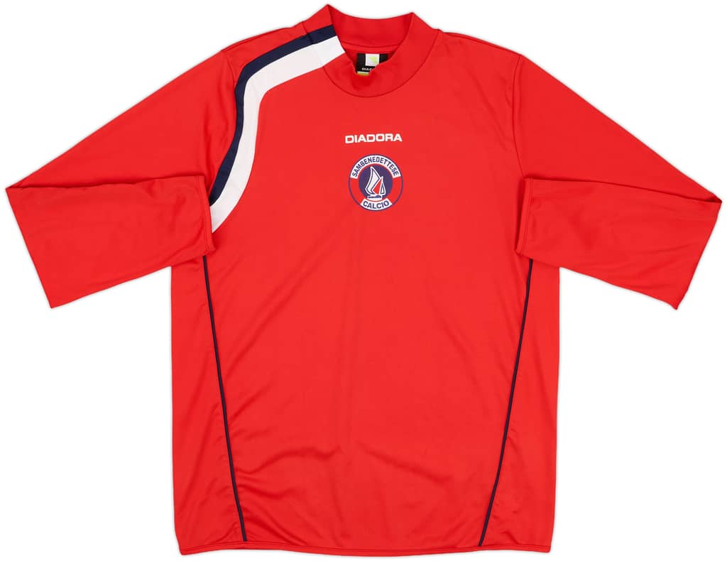 2006-07 Sambenedettese Diadora Training L/S Shirt - 9/10 - (L)