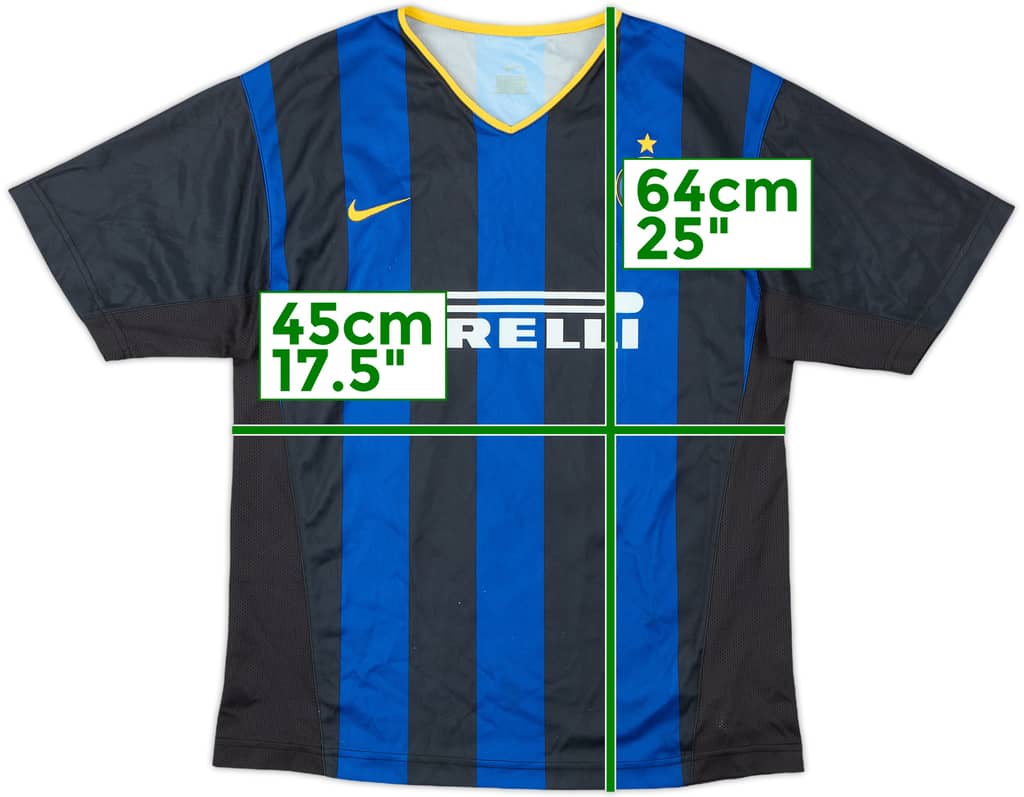 2002-03 Inter Milan Basic Home Shirt - 8/10 - (L.Boys)