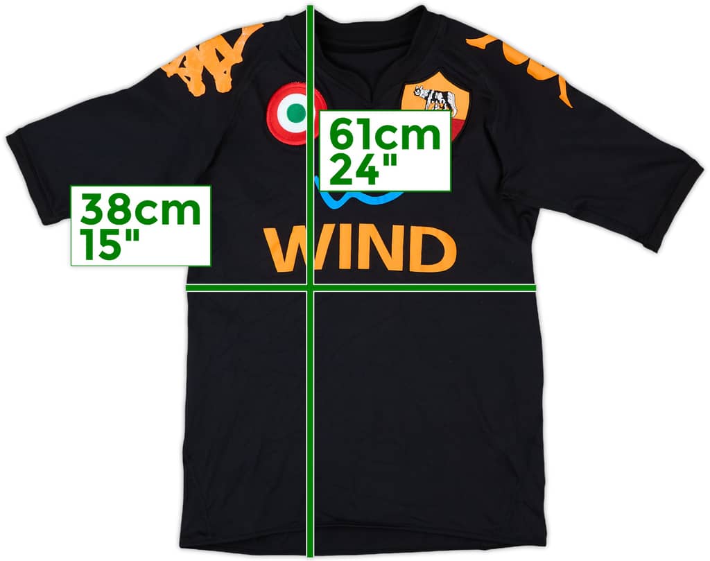 2007-08 Roma Third Shirt - 7/10 - (XL.Boys)