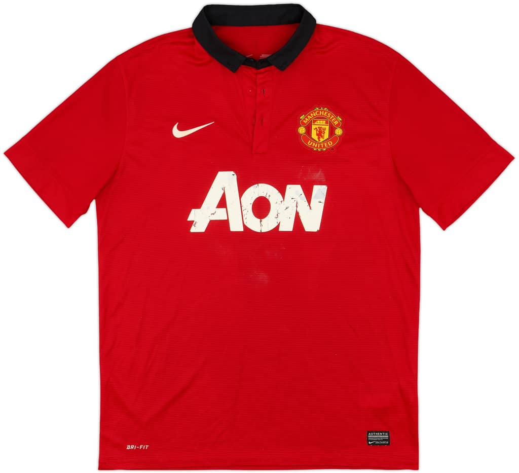2013-14 Manchester United Home Shirt - 4/10 - (L)