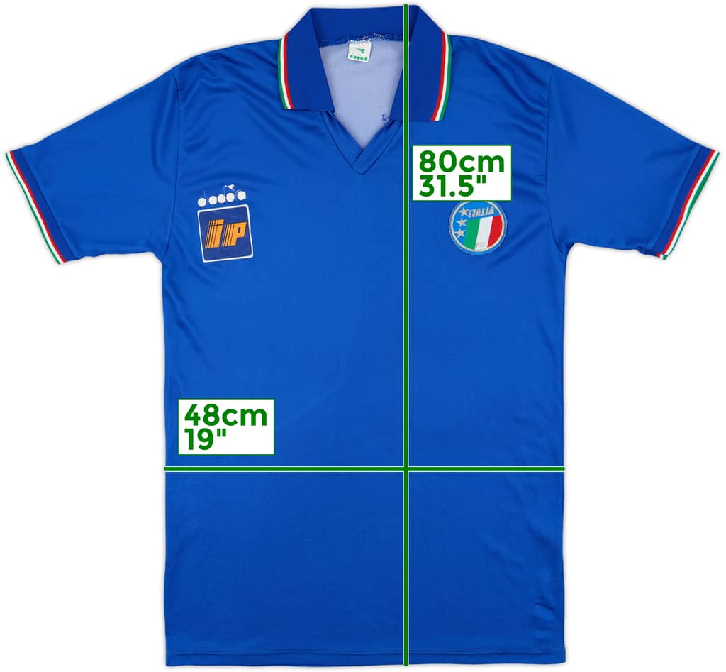 1986-90 Italy Home/Training Shirt - 6/10 - (L)
