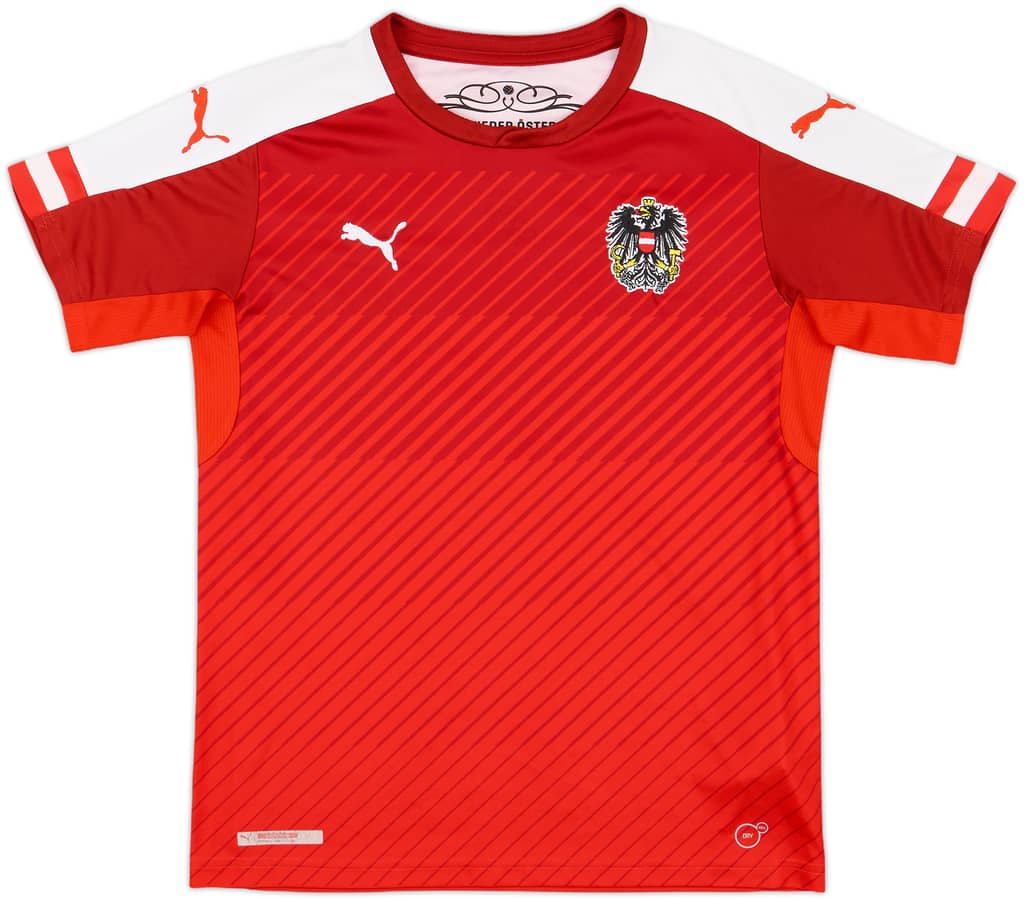 2016-17 Austria Home Shirt - 8/10 - (L.Boys)