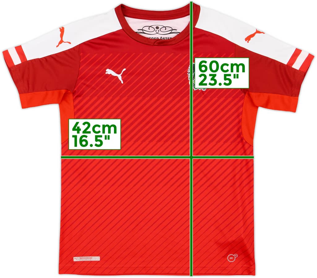 2016-17 Austria Home Shirt - 8/10 - (L.Boys)