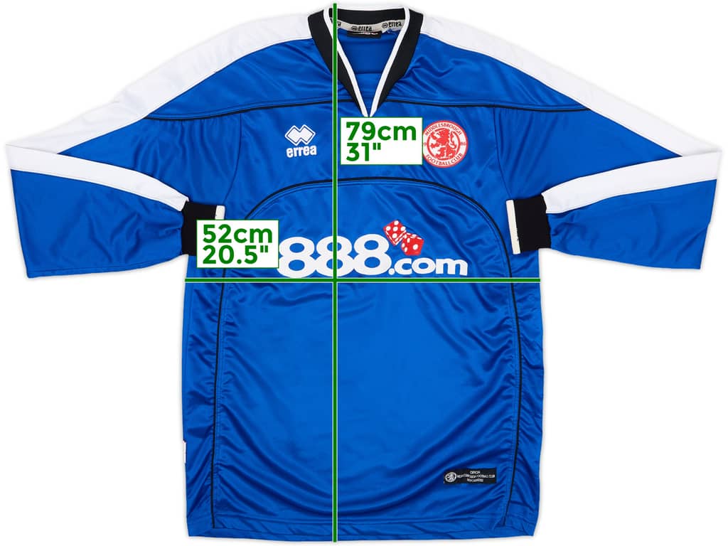2005-06 Middlesbrough Carling Cup Winners Away L/S Shirt - 8/10 - (M)