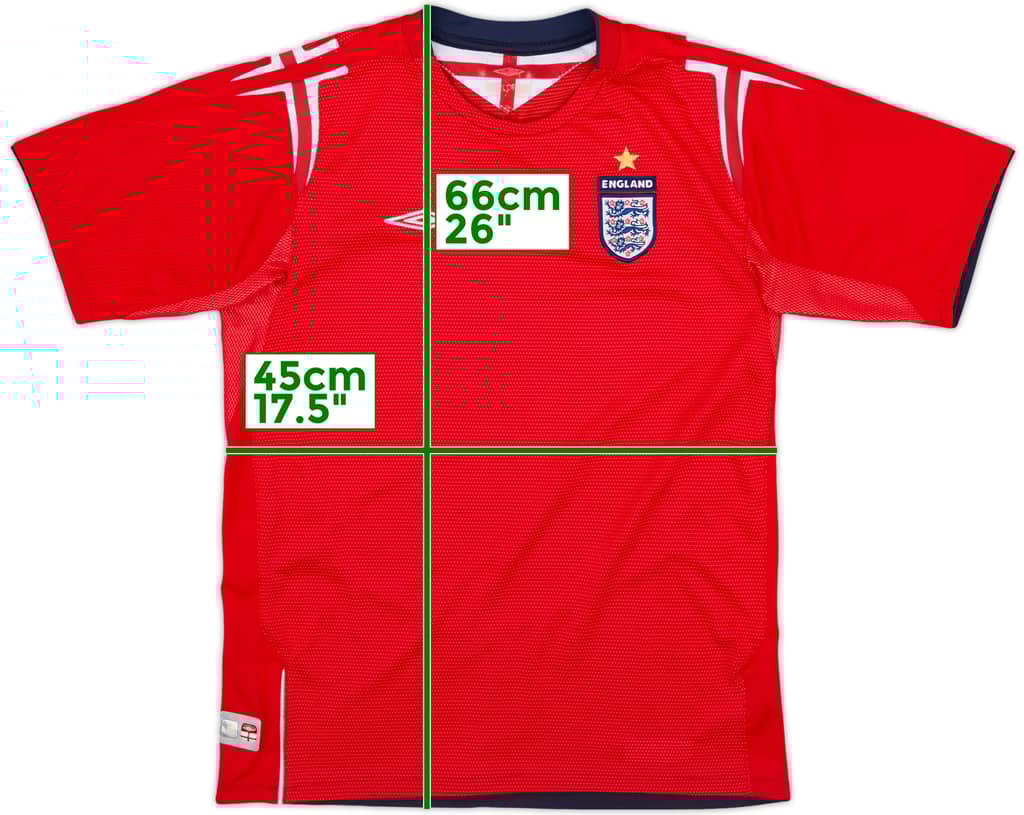 2004-06 England Away Shirt - 8/10 - (XL.Boys)