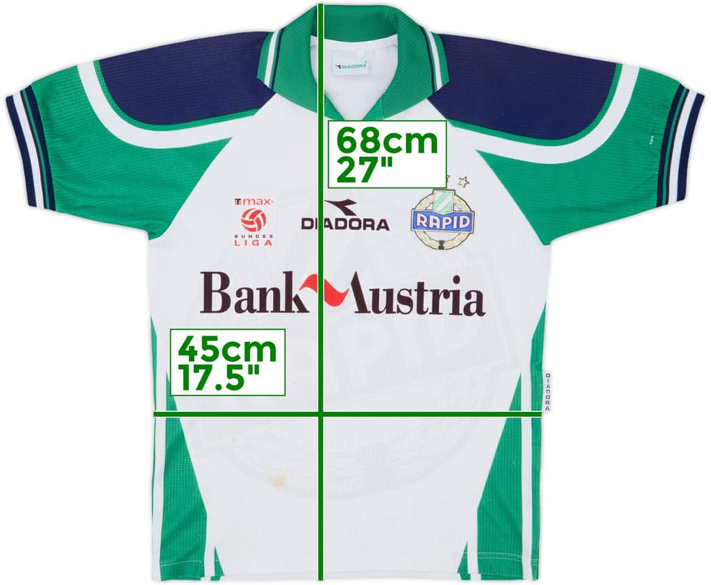 1998-99 Rapid Vienna Home Shirt - 5/10 - (XS)