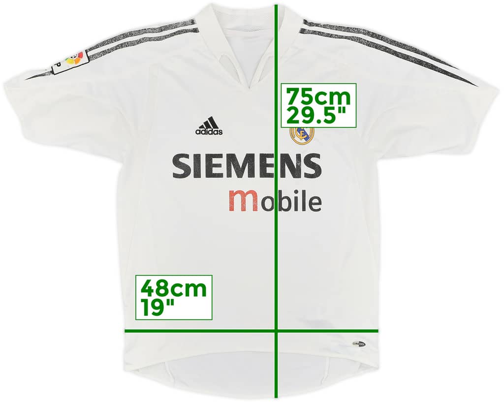 2004-05 Real Madrid Home Shirt - 5/10 - (XL.Boys)