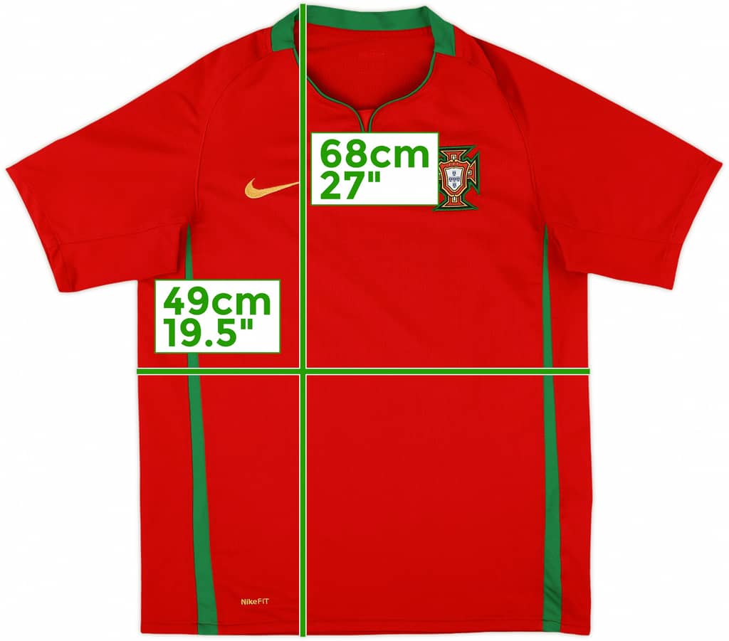 2008-10 Portugal Home Shirt - 8/10 - (XL.Boys)