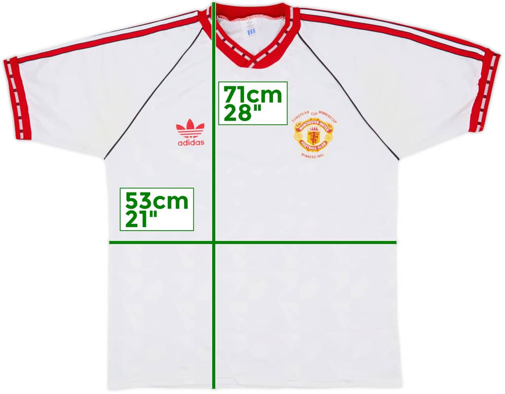 1991 Manchester United ECWC Shirt - 8/10 - (M/L)