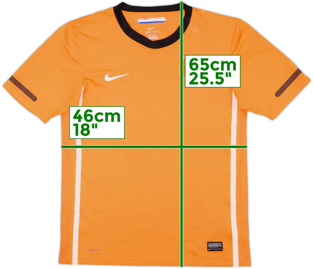 2010-11 Netherlands Home Shirt - 7/10 - (XL.Boys)
