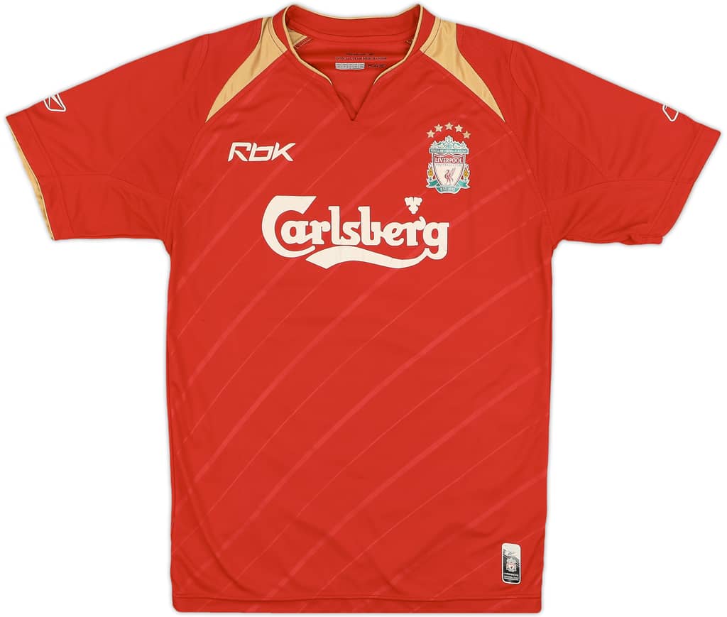 2005-06 Liverpool CL Home Shirt - 5/10 - (XS)
