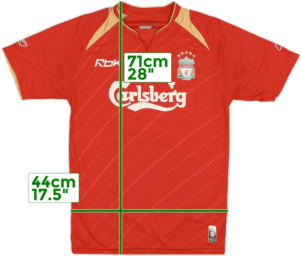 2005-06 Liverpool CL Home Shirt - 5/10 - (XS)