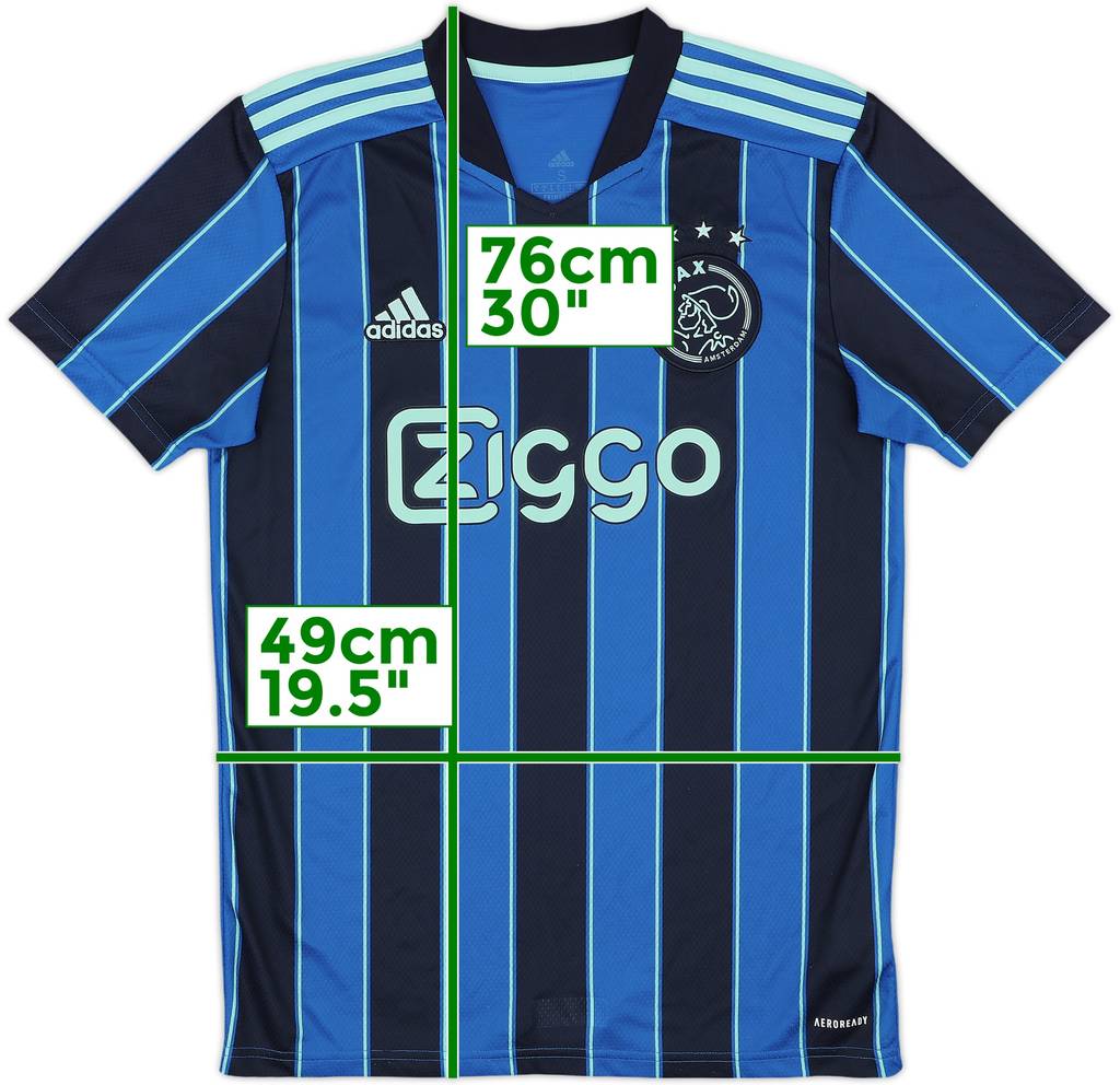 2021-22 Ajax Away Shirt - 10/10 - (S)