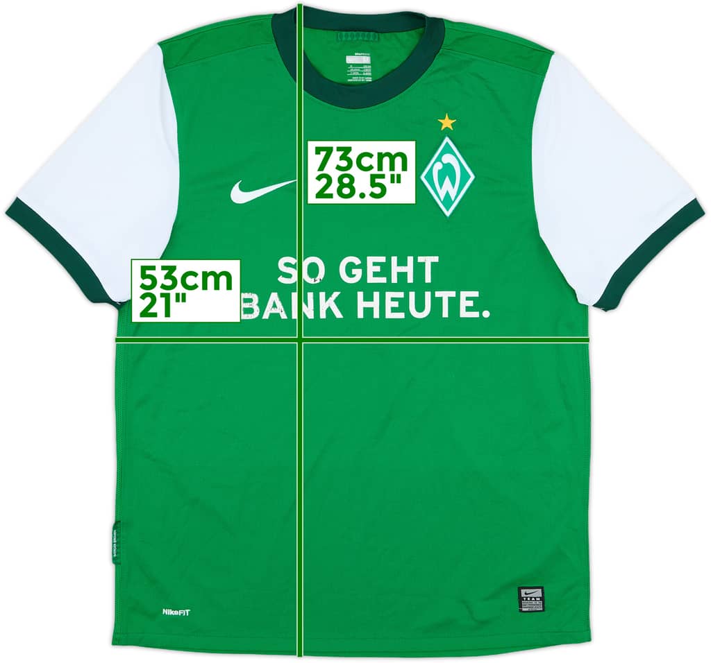 2009-10 Werder Bremen Home Shirt - 6/10 - (M)
